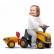 Falk JCB - Бебешки трактор с ремарке, гребло и лопатка - жълт 5