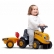 Falk JCB - Бебешки трактор с ремарке, гребло и лопатка - жълт 2