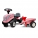 Falk - Бебешки трактор с ремарке Komatsu, гребло и лопатка – розов 3