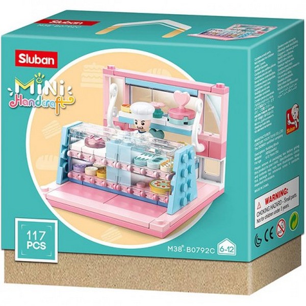 Продукт Sluban MINI HANDCRAFT Щанд за сладкиши - Конструктор, 117 ч. - 0 - BG Hlapeta