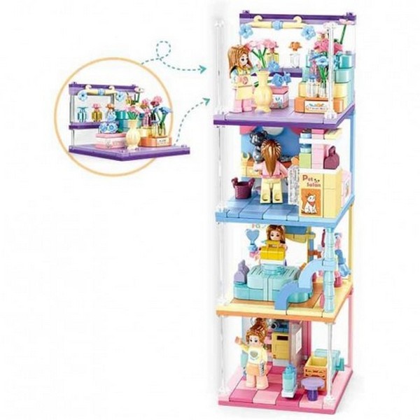 Продукт Sluban MINI HANDCRAFT Фризьорско ателие - Конструктор, 104 ч. - 0 - BG Hlapeta