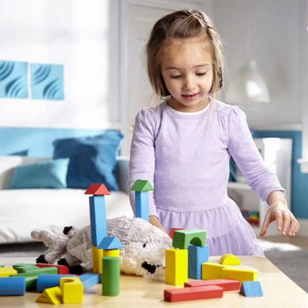 Продукт Melissa and Doug - Дървени блокчета 100 броя - 0 - BG Hlapeta