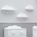 Bambino Casa Montessori Allegria Clody Bianco - Рафт-закачалка облаче Бяло