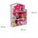Moni Toys Isabella - Дървена къща за кукли с обзавеждане и асансьор 4