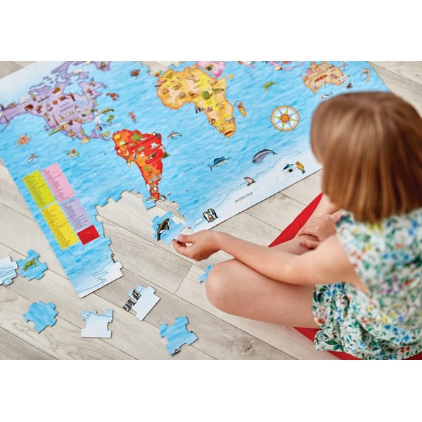 Продукт Orchard toys Световна карта – Пъзел и плакат - 0 - BG Hlapeta