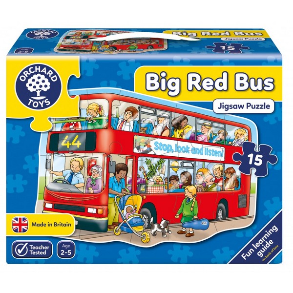 Продукт Orchard toys - Големият червен автобус - 0 - BG Hlapeta