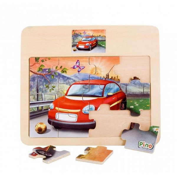 Продукт Pino - Дървен пъзел от 12 части - 0 - BG Hlapeta