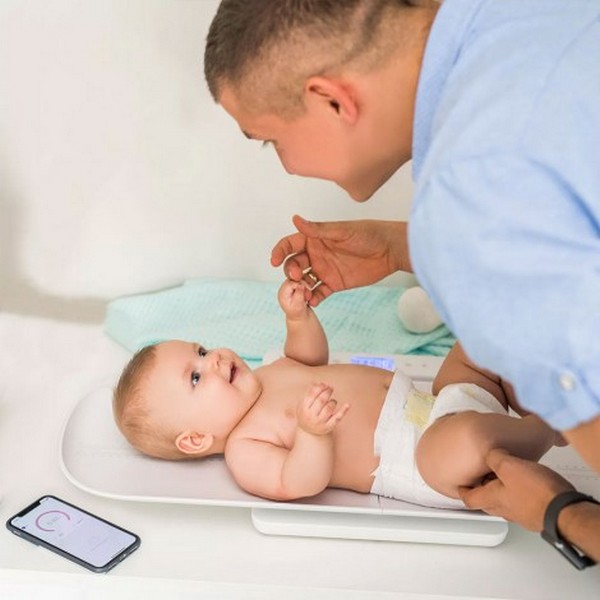 Продукт Babyono SMART 2в1 - Електронна везна с Bluetooth за бебета и възрастни - 0 - BG Hlapeta