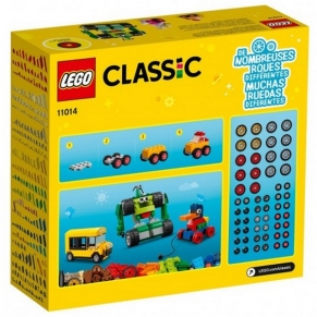 LEGO Classic Тухлички и колела - Конструктор