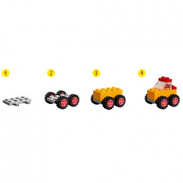 Продукт LEGO Classic Тухлички и колела - Конструктор - 0 - BG Hlapeta