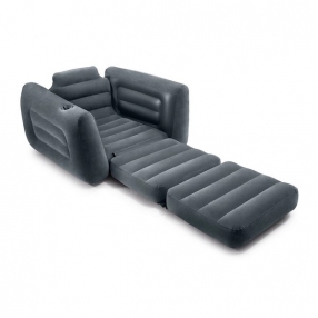 INTEX - Надуваем разтегателен фотьойл Pull-Out, 117 х 224 х 66 см.