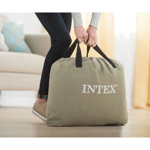 Продукт INTEX - Надуваем матрак с вградена помпа Prime Comfort Elevated, 152 х 203 х 51 см. - 0 - BG Hlapeta