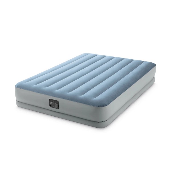 INTEX - Надуваем матрак с вградена помпа Raised Comfort, 152 х 203 х 36 см.