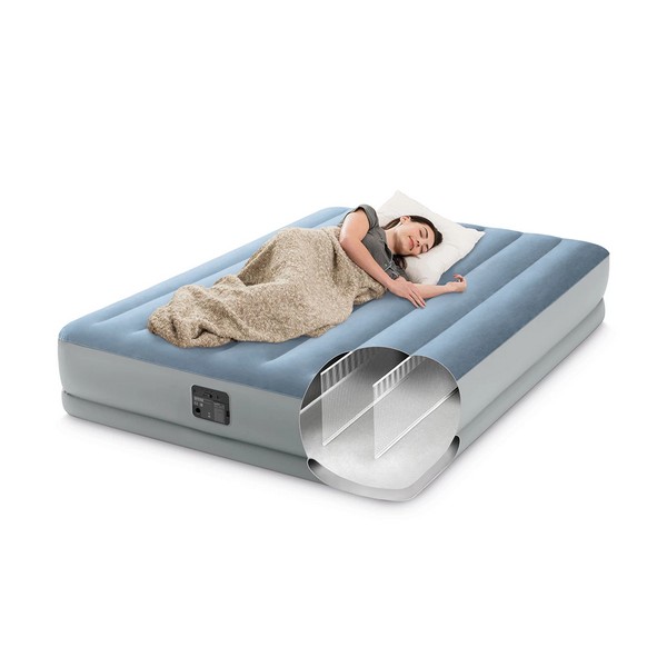 Продукт INTEX - Надуваем матрак с вградена помпа Raised Comfort, 152 х 203 х 36 см. - 0 - BG Hlapeta