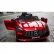 Акумулаторна кола Mercedes Benz GT-R 12V с меки гуми и кожена седалка  6