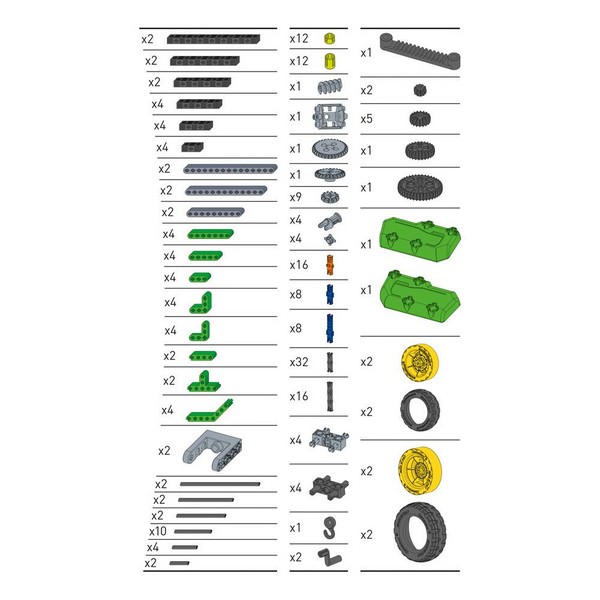 Продукт CLEMENTONI MECHANICS LABORATORY - Конструктор 200ч. Трактор  - 0 - BG Hlapeta