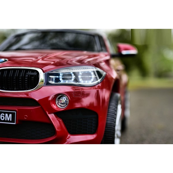 Продукт Акумулаторен джип BMW X6M, 12V с меки гуми и кожена седалка - 0 - BG Hlapeta