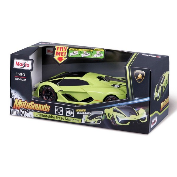 Продукт MAISTO MotoSounds - Кола Lamborghini Terzo Millennio 1:24  - 0 - BG Hlapeta