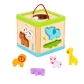 Продукт Tooky toy Animals - Дървен Сортер куб - 1 - BG Hlapeta