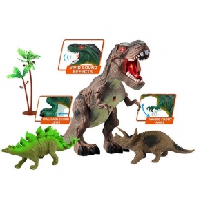 OCIE - Ходещ динозавър с двe мини фигури Jurassic Dinosaur 