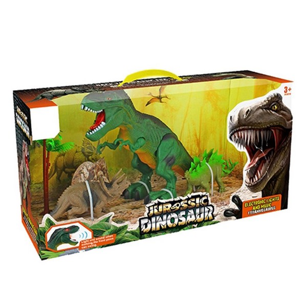Продукт OCIE - Ходещ динозавър с двe мини фигури Jurassic Dinosaur  - 0 - BG Hlapeta