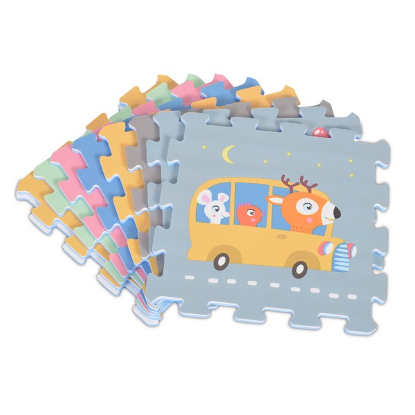 Продукт Moni Toys - Мек пъзел с принт Transportation  - 0 - BG Hlapeta