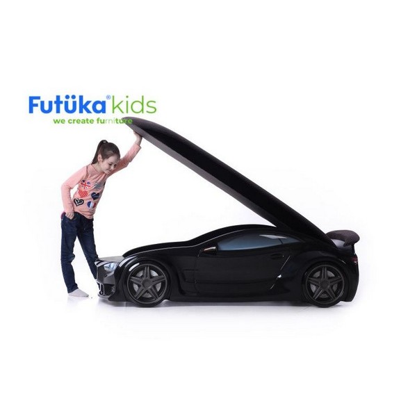Продукт Futuka Kids NEO - Легло +матрак 3D +дънно осветление +светещи фарове +мек спойлер - 0 - BG Hlapeta