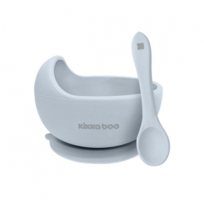 Kikkaboo Yummy - Купа силиконова с лъжица