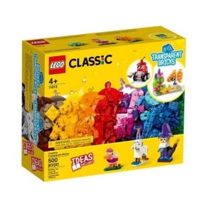 LEGO Classic Творчески прозрачни тухлички - Конструктор