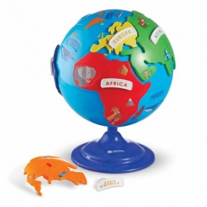 Learning resources Глобус с континенти - Детски пъзел