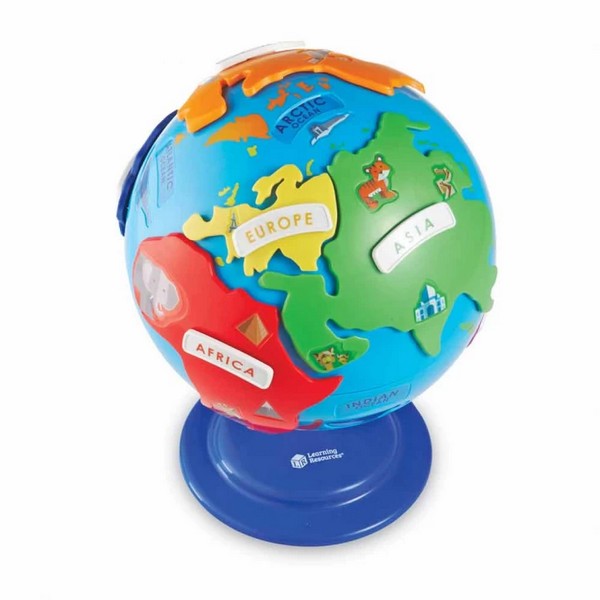 Продукт Learning resources Глобус с континенти - Детски пъзел - 0 - BG Hlapeta