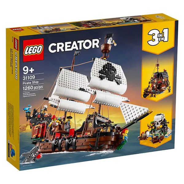 Продукт LEGO Creator Пиратски кораб - Конструктор 3в1 - 0 - BG Hlapeta