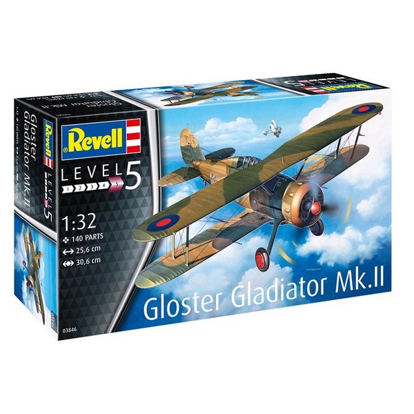 Продукт Revell Самолет Глостър Гладиатор Mk. II – сглобяем модел - 0 - BG Hlapeta