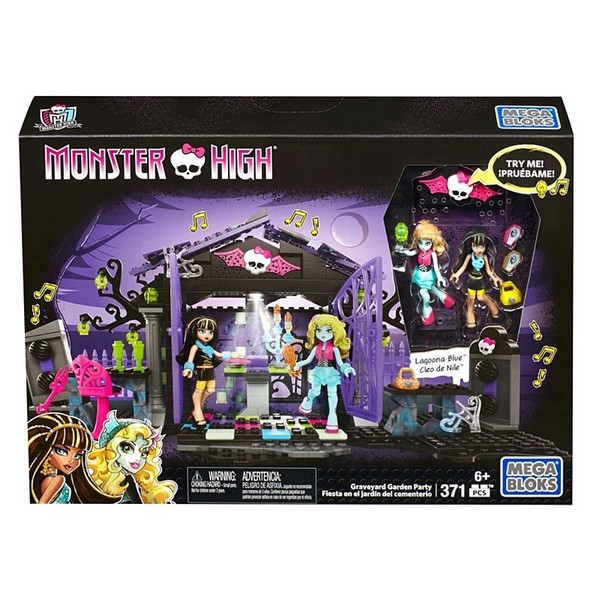 Продукт Mega Bloks Monster High Graveyard Garden Party - Конструктор  371 части  - 0 - BG Hlapeta