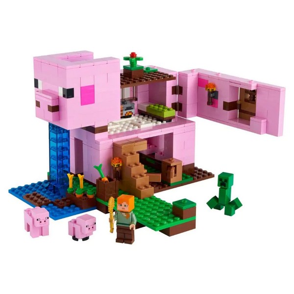 Продукт LEGO Minecraft Къщата на прасетата - Конструктор - 0 - BG Hlapeta