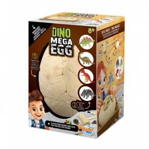 Buki France - Мега Дино яйце с динозавър за сглобяване
