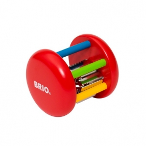 Brio-дървена цветна дрънкалка