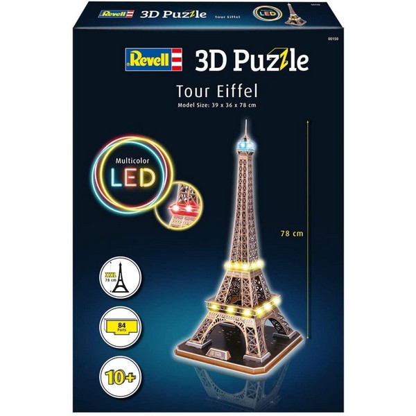 Продукт Revell - 3D Пъзел Айфилова кула с LED осветление - 0 - BG Hlapeta