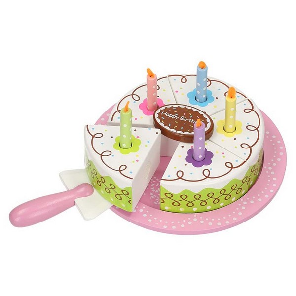 Продукт Lelin Toys - Дървена сметанова торта за Рожден ден - 0 - BG Hlapeta