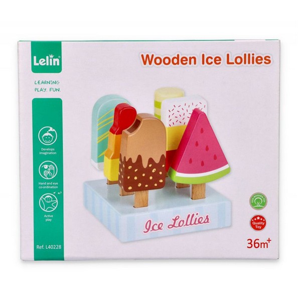 Продукт Lelin Toys - Щанд със сладоледи на клечка - 0 - BG Hlapeta