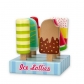 Продукт Lelin Toys - Щанд със сладоледи на клечка - 1 - BG Hlapeta