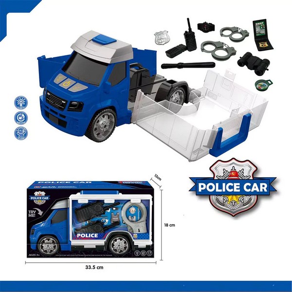 Продукт RTOYS - Полицейски камион с аксесоари, звуци и светлини - 0 - BG Hlapeta