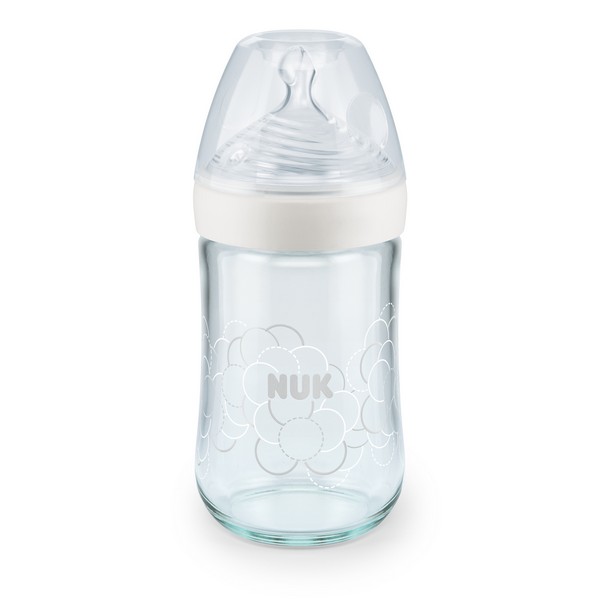 Продукт NUK Softer NATURE SENSE - шише стъклено със силиконов биберон р-р M, 240мл. - 0 - BG Hlapeta