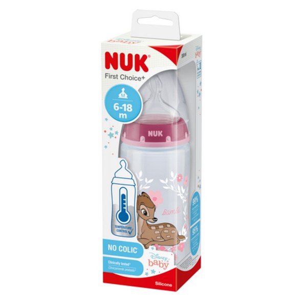 Продукт NUK First Choice РР - шише Temperature control 300мл силикон 6-18 мес. + box - 0 - BG Hlapeta