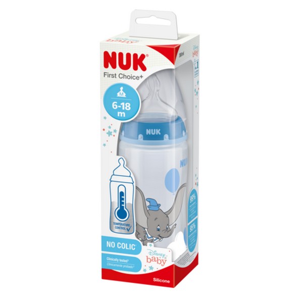 Продукт NUK First Choice РР - шише Temperature control 300мл силикон 6-18 мес. + box - 0 - BG Hlapeta