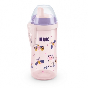 NUK Glow in the Dark - Kiddy Cup 300мл, с твърд накрайник, 12+м. 