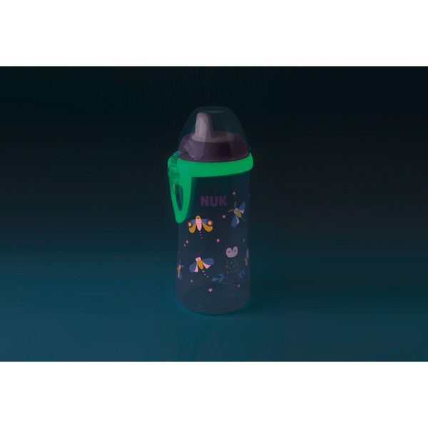 Продукт NUK Glow in the Dark - Kiddy Cup 300мл, с твърд накрайник, 12+м.  - 0 - BG Hlapeta