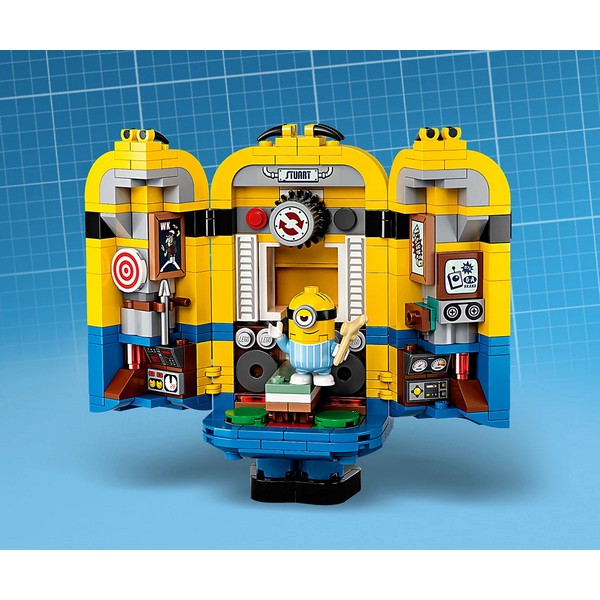 Продукт LEGO Minions Фигури на миньони и леговището им от тухлички - Конструктор - 0 - BG Hlapeta