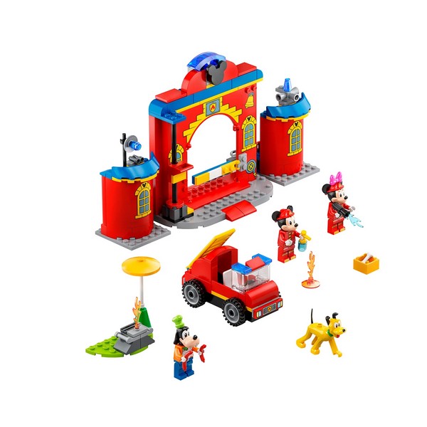 Продукт LEGO Mickey and Friends - Пожарникарска станция и камион - 0 - BG Hlapeta