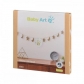 Продукт BABY ART - Златист гирлянд с отпечатък с боички - 4 - BG Hlapeta